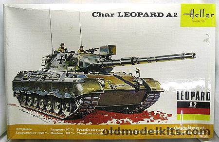 Heller 1/35 Char Leopard A2 Battle Tank, 822 plastic model kit